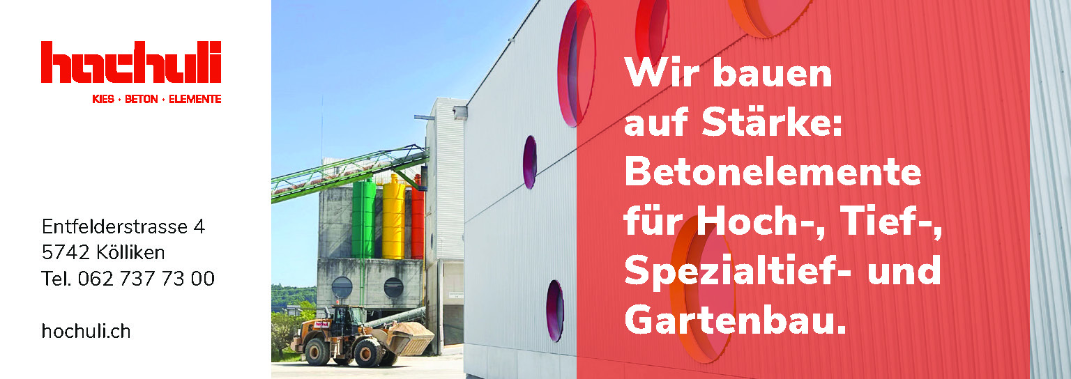 Hochuli Inserat "Mehrzweckhalle" (130x46)